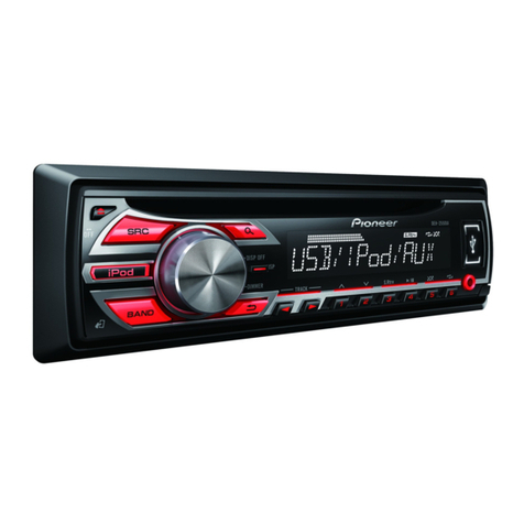 Pioneer deh-x3550UI User manual
