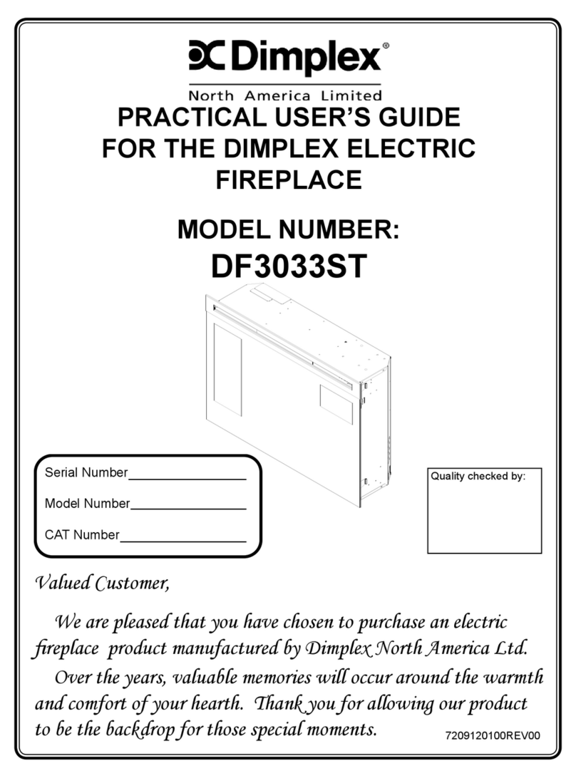 Dimplex DF3033ST User manual