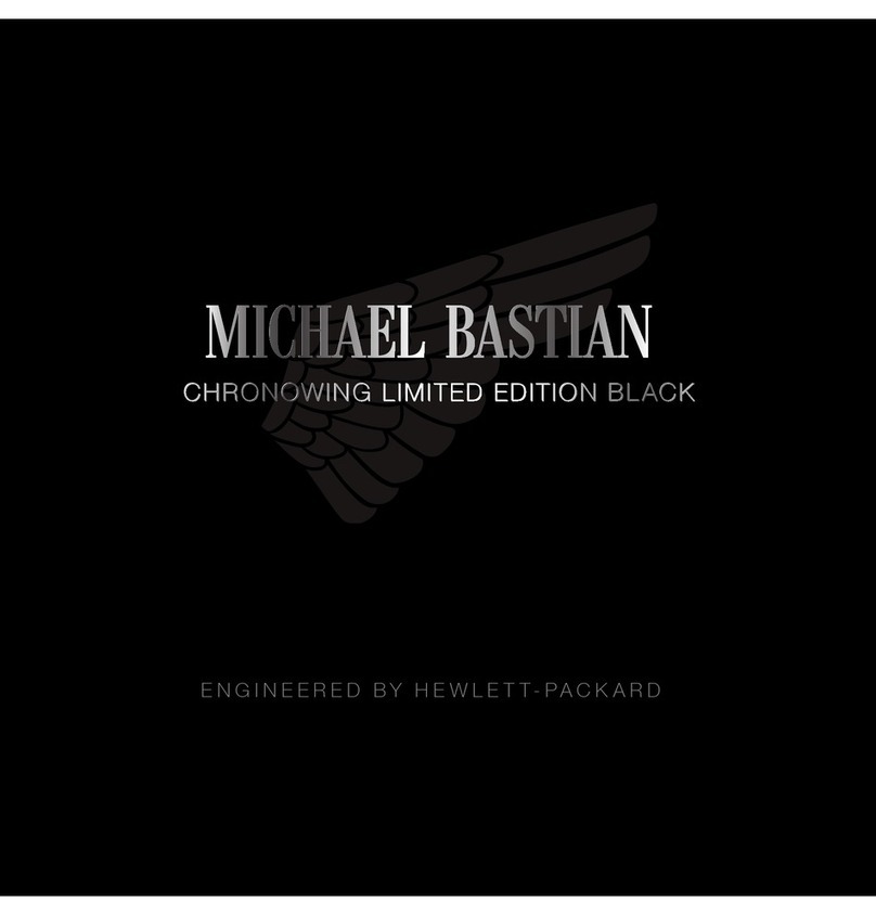 HP michael bastian chronowing limited edition... User manual