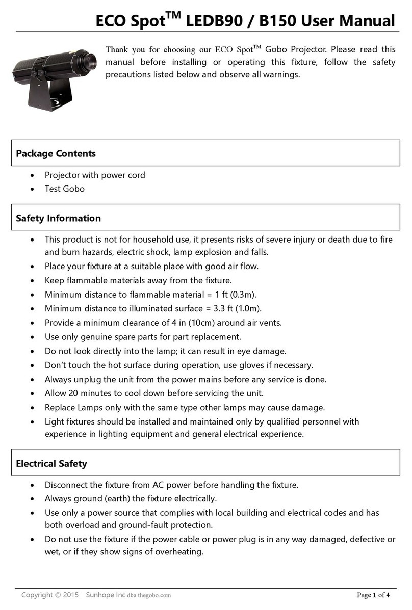 ECO Spot LEDB90 user manual