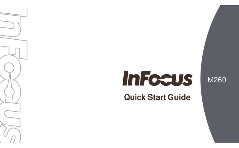 InFocus M260 quick start guide