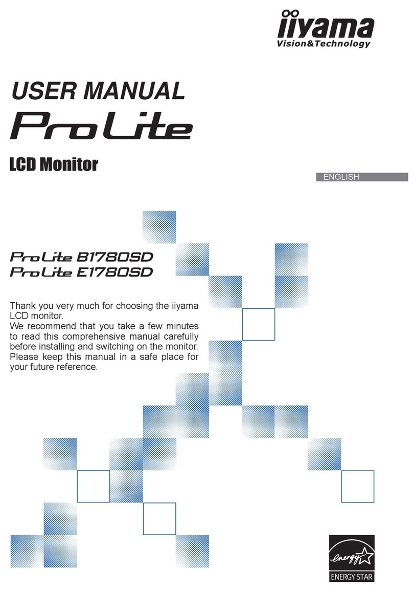 Iiyama prolite B1780SD User manual