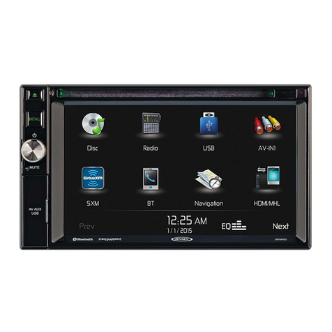 Jensen JRV9000 User manual