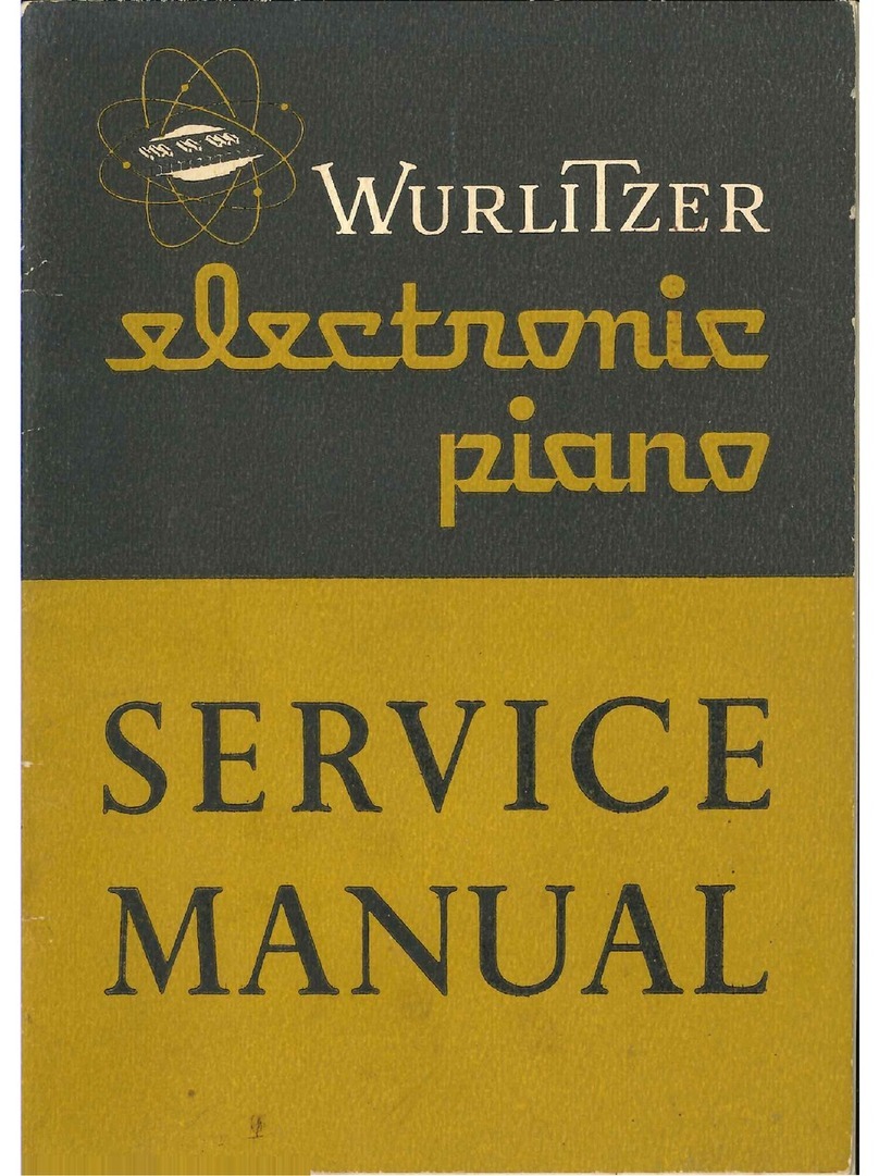 Wurlitzer 110 User manual