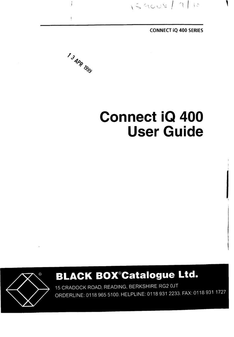 Black Box Connect IQ 400 Series user guide