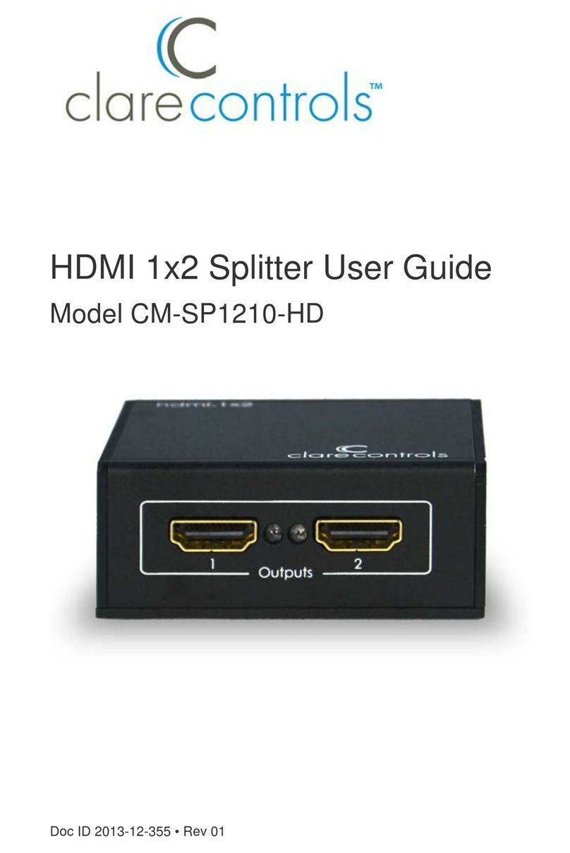 Clare Controls CM-SP1210-HD user guide