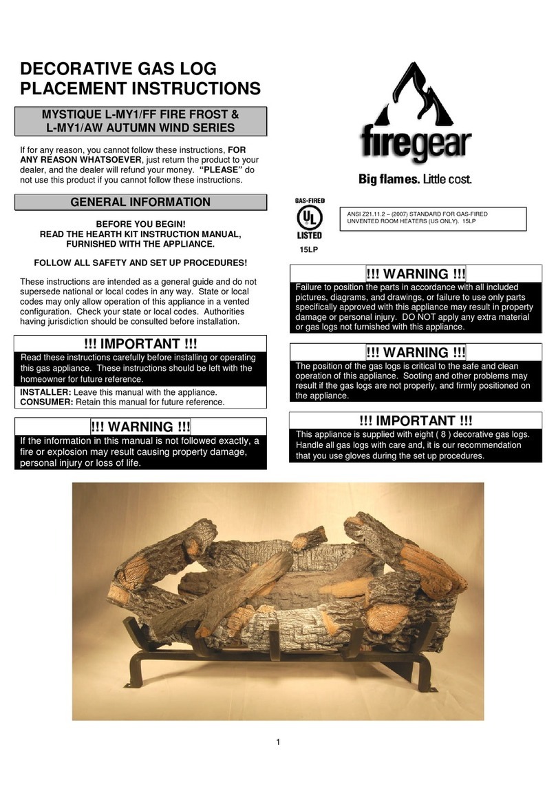 Firegear L-MY1/FF User manual