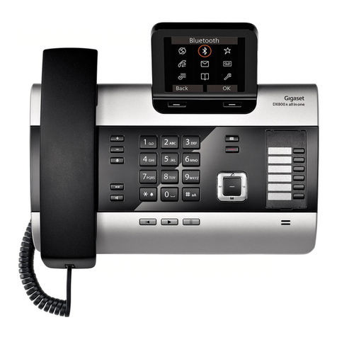 Gigaset DX800A User manual Gigaset DX800A User manual