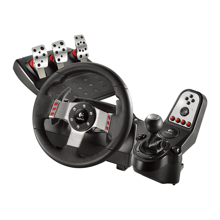 Logitech G27 RACING WHEEL instruction manual