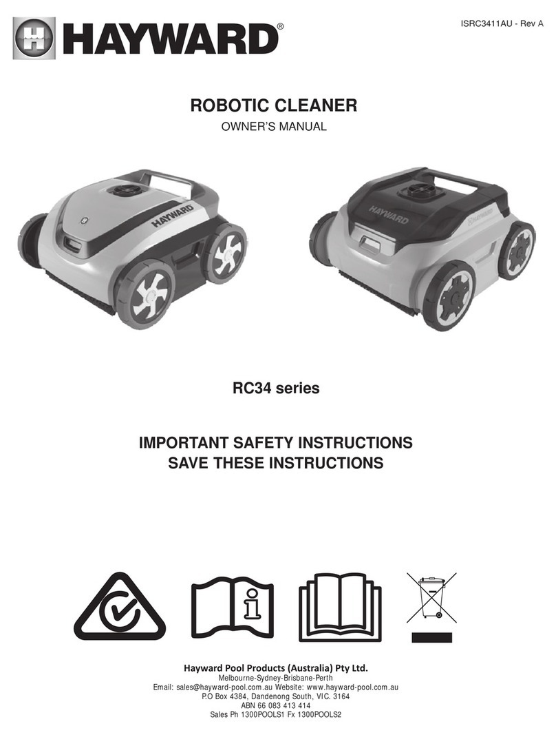 Hayward RC34 series owner's manual