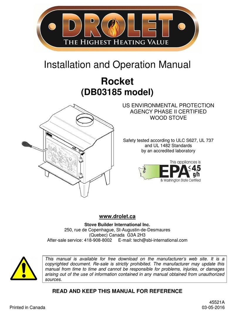 Drolet Rocket DB03185 User manual