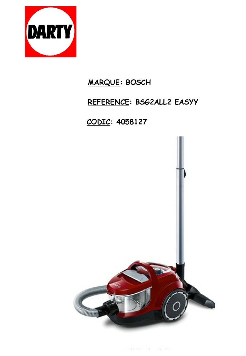 Bosch BSG2ALL2 instruction manual