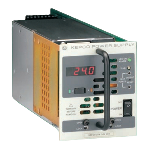 KEPCO HSF 5-60M Operator's manual