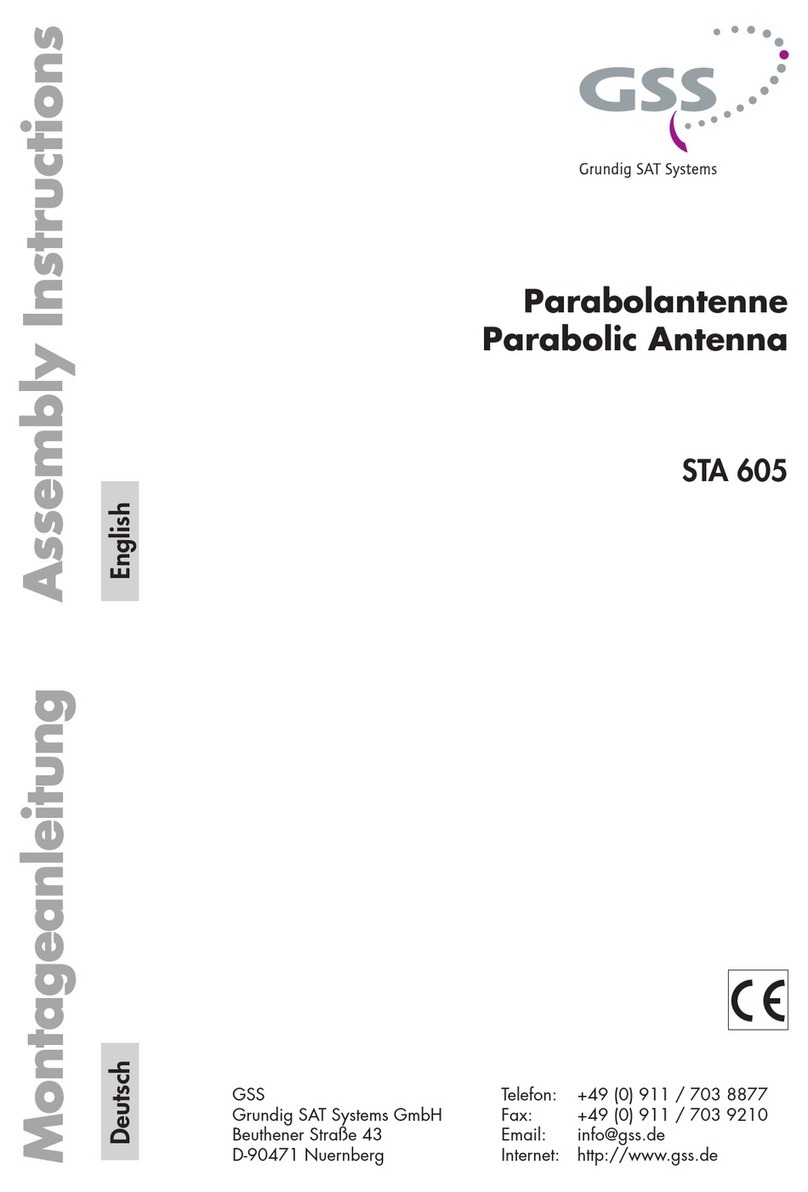 GSS STA 605 User manual