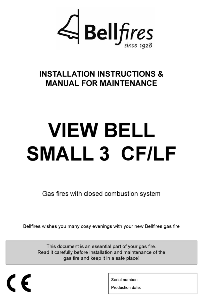 Bellfires VIEW BELL SMALL 3 CF/LF Installation instructions & manual for maintenance Bellfires VIEW BELL SMALL 3 CF/LF Installation instructions & manual for maintenance