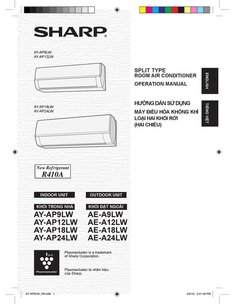 Sharp AY-AP9LW User manual