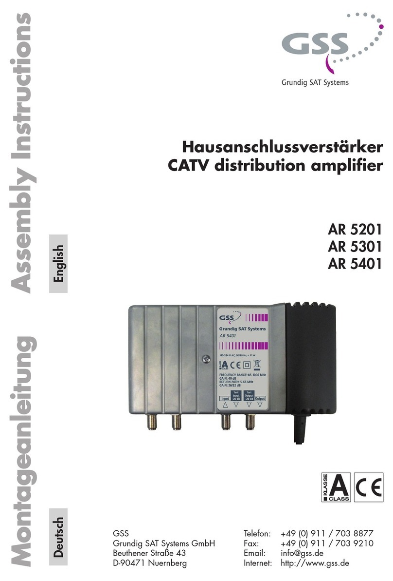 GSS AR 5201 User manual