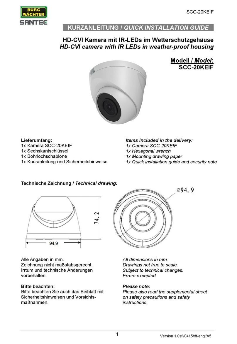 Santec SCC-20KEIF User manual