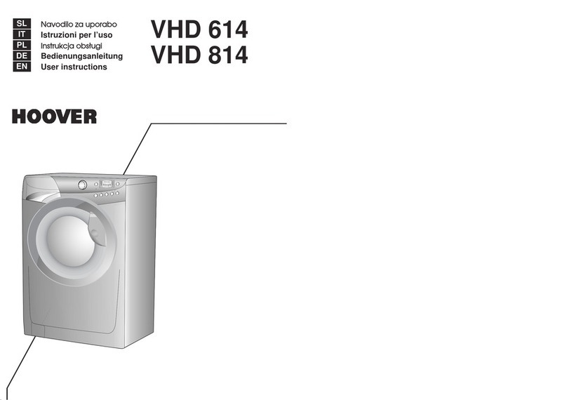 Hoover VHD 614 User instructions