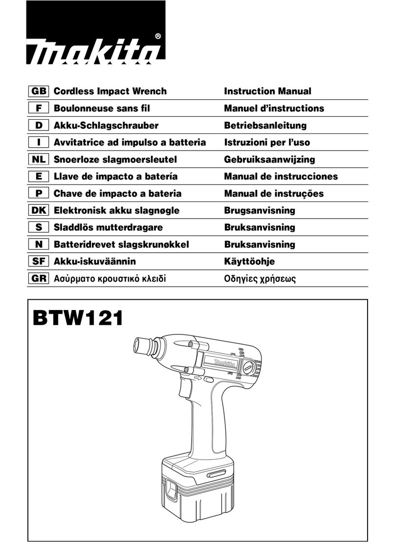 Makita BTW121 instruction manual