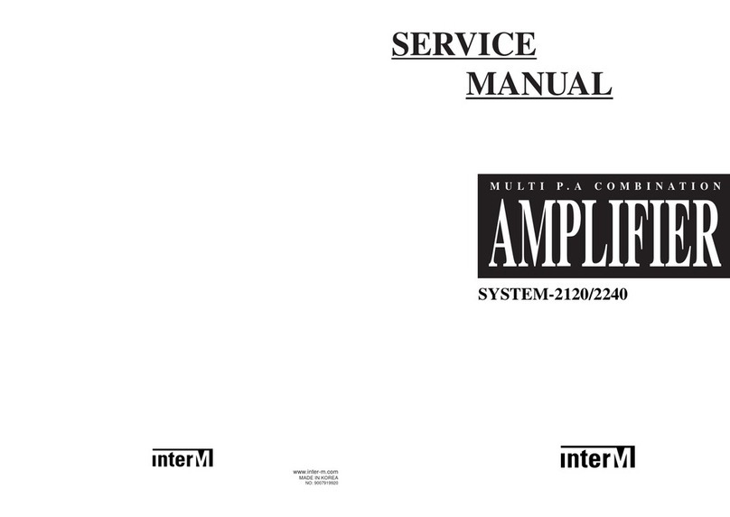 Inter-m SYSTEM-2120 User manual