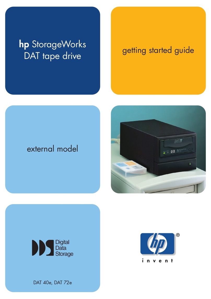 HP SureStore DAT40e User manual