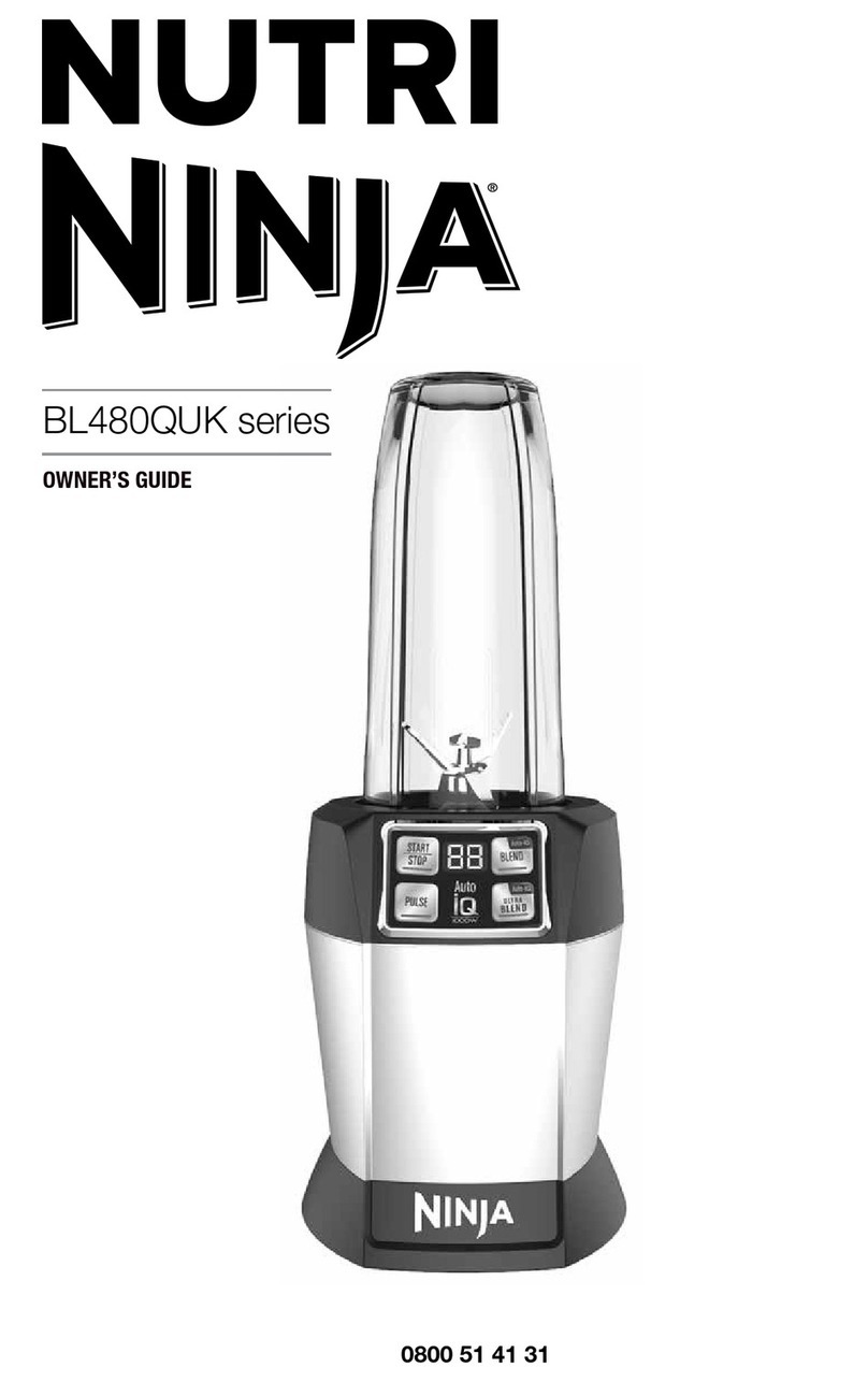 Ninja bl820 User manual
