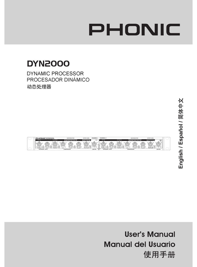 Phonic DYN2000 user manual