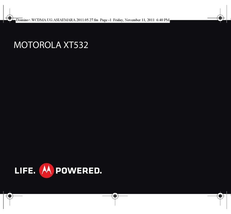 Motorola XT532 User manual