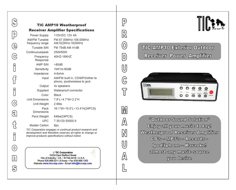 TIC AMP10 product manual