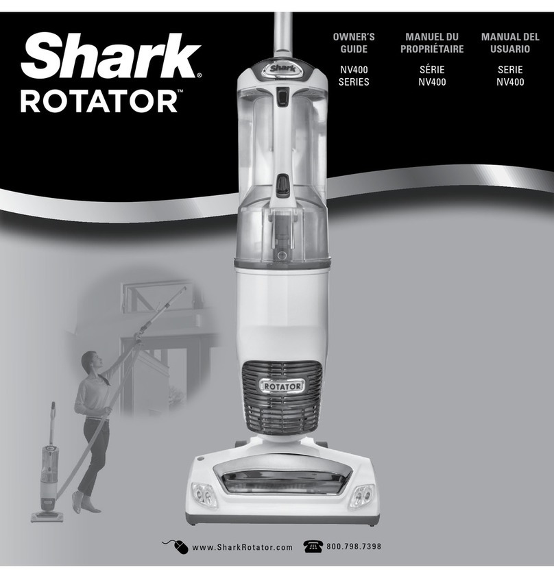 Shark NV400 series User manual Shark NV400 series User manual