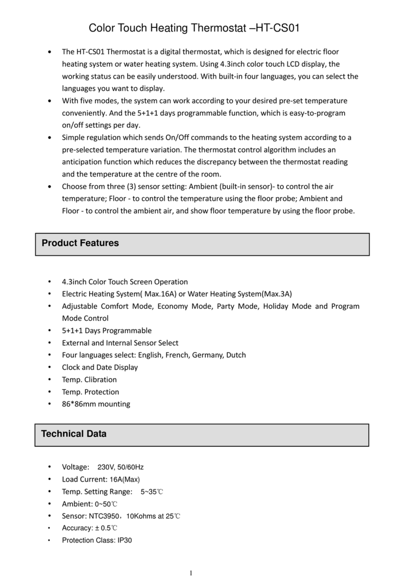 OADOBO ht-cs01 Color Touch user manual