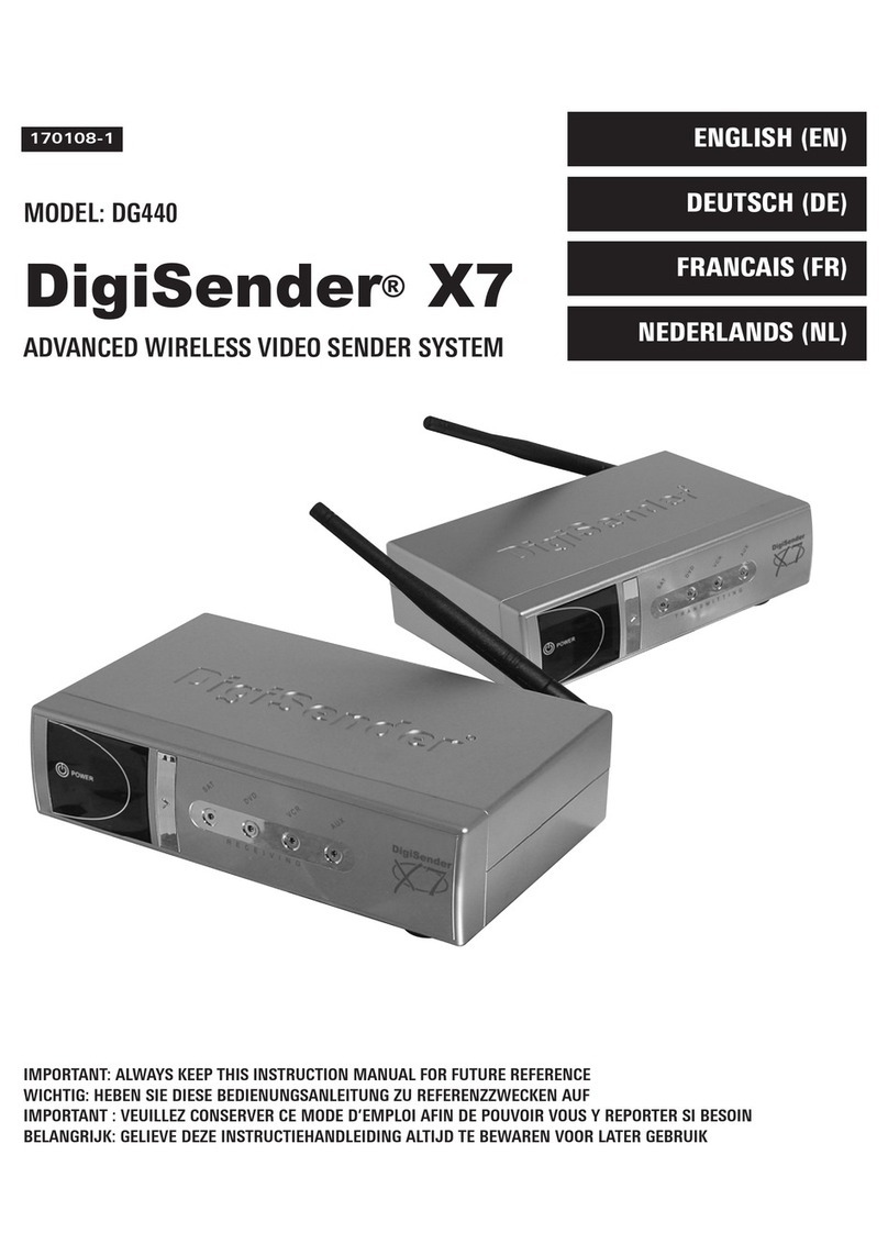 DigiSender DG440  X7 instruction manual