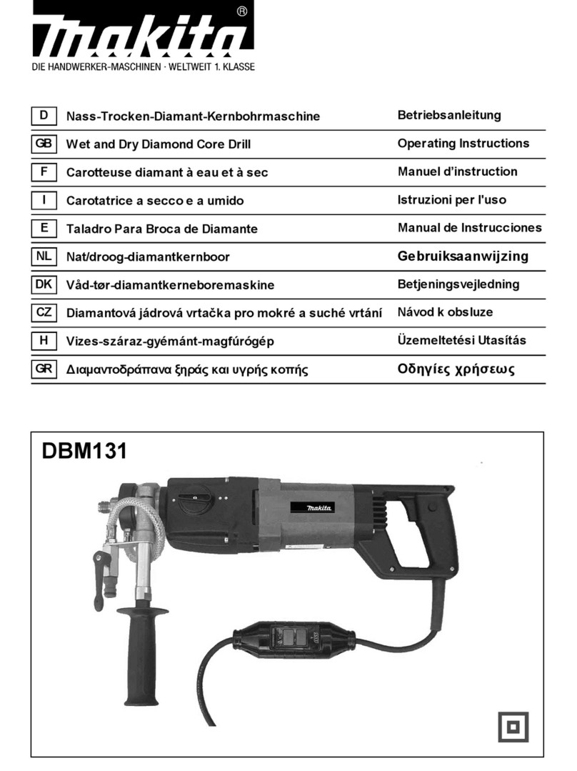 Makita DBM131 operating instructions
