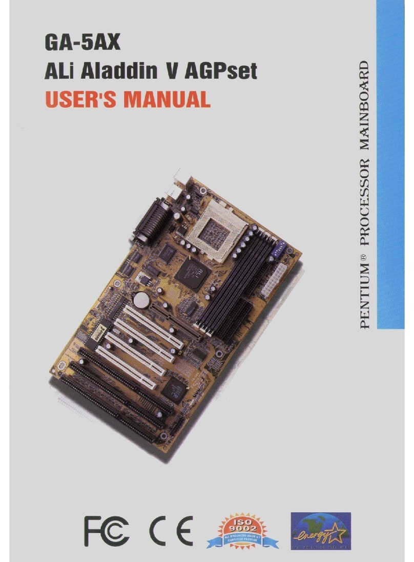 Gigabyte GA-5AX User manual