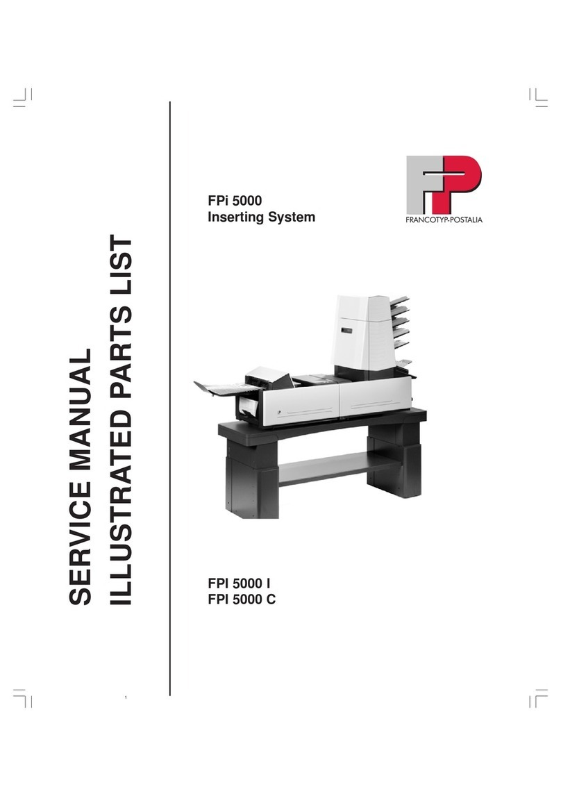 Francotyp-Postalia FPI 5000 C Service manual