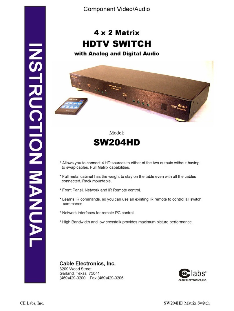 Celabs SW204HD User manual