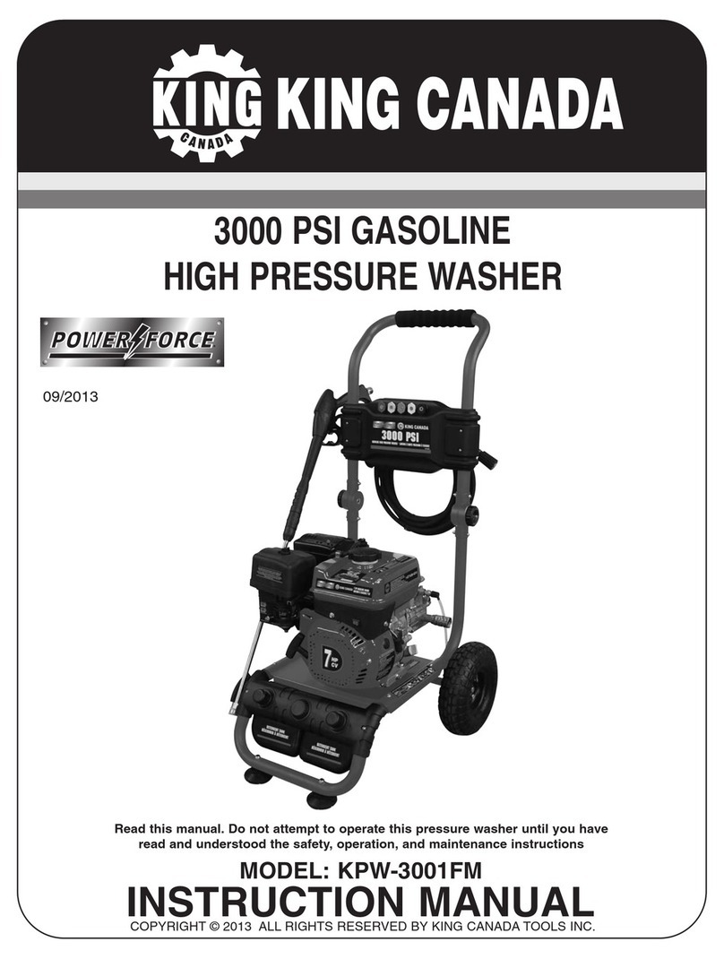 King Canada KPW-3001FM instruction manual