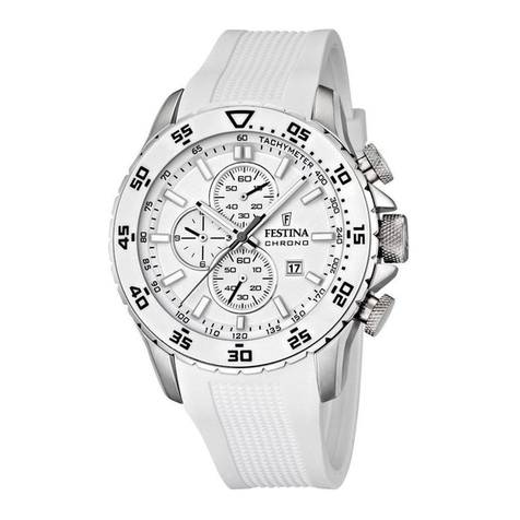 Festina F16642 instruction manual