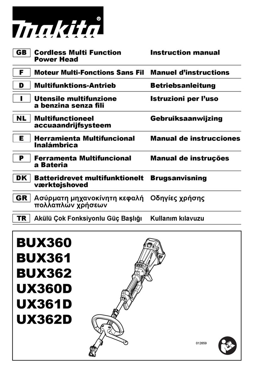 Makita BUX360 instruction manual