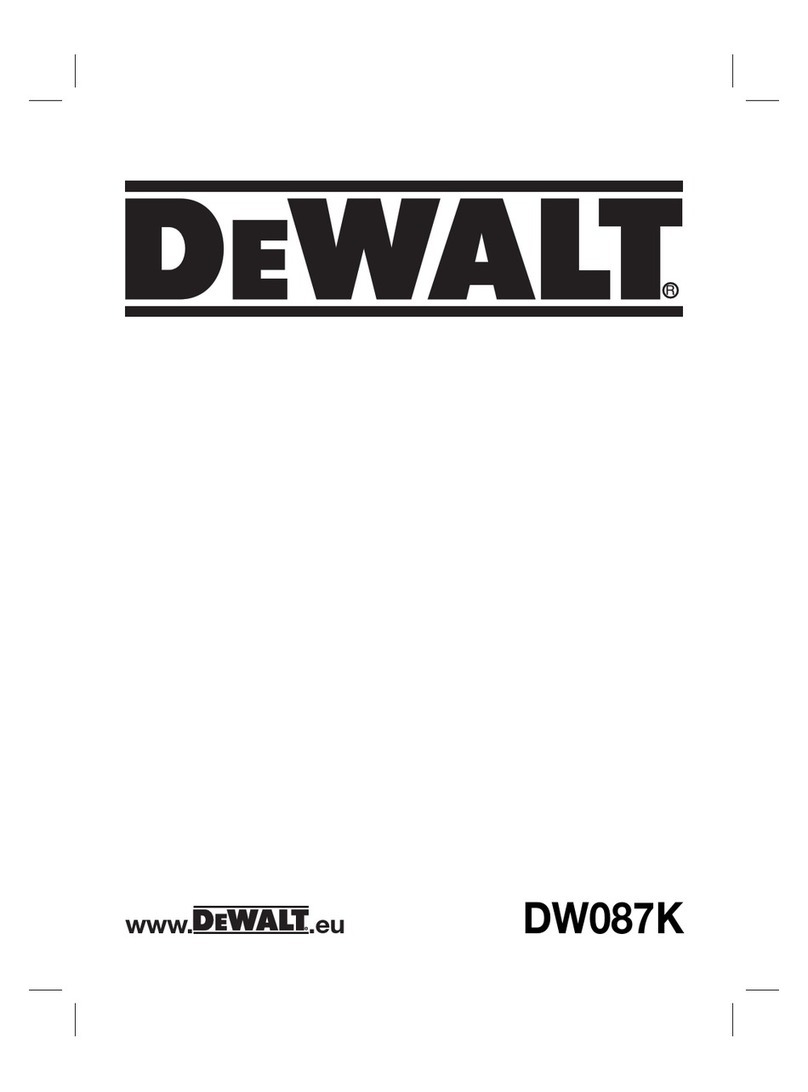 DeWalt DW087K User manual