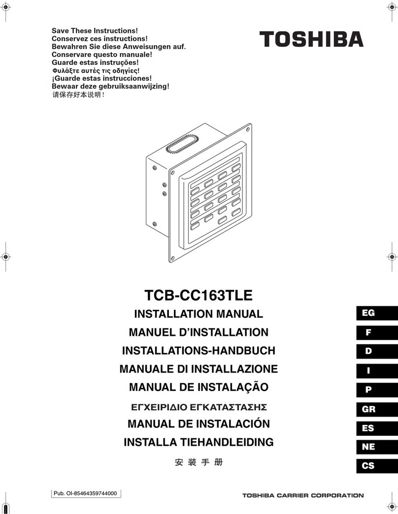Toshiba TCB-CC163TLE User manual
