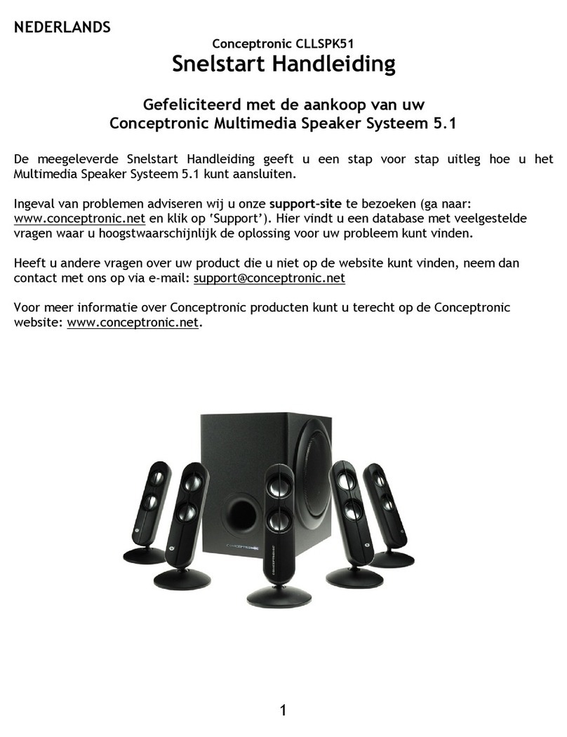 Conceptronic CLLSPK51 Quick installation