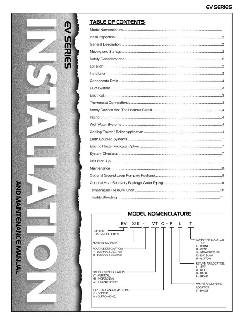 FHP EV Series Installation and maintenance manual