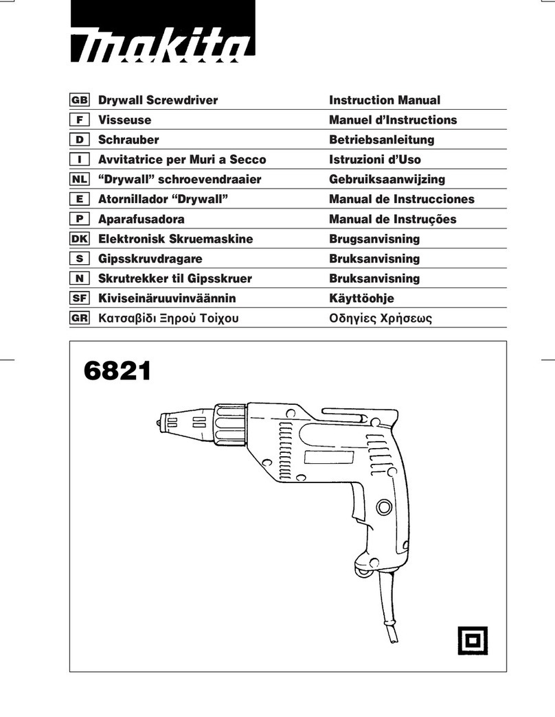 Makita 6821 User manual
