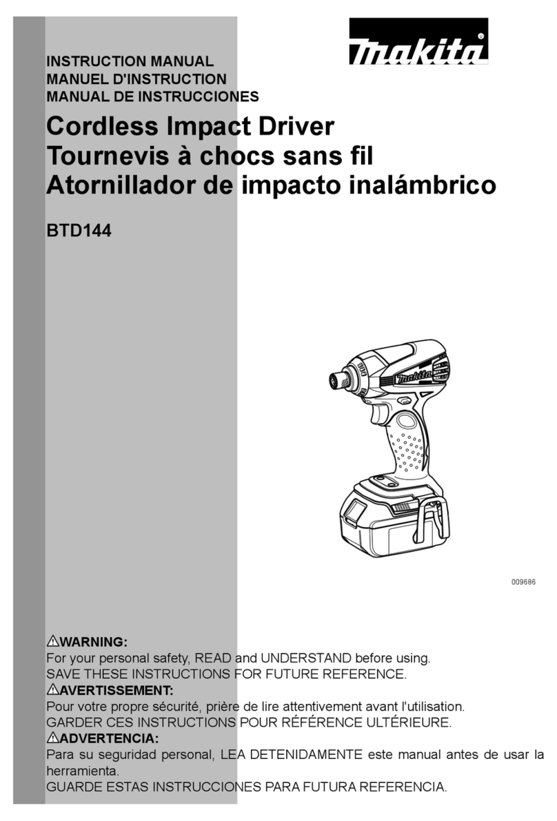 Makita BTD144 User manual