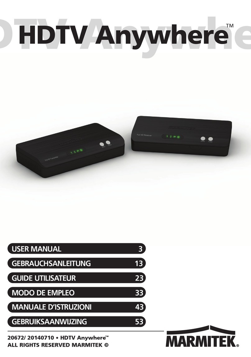 Marmitek TV Anywhere 5.8GHz user manual