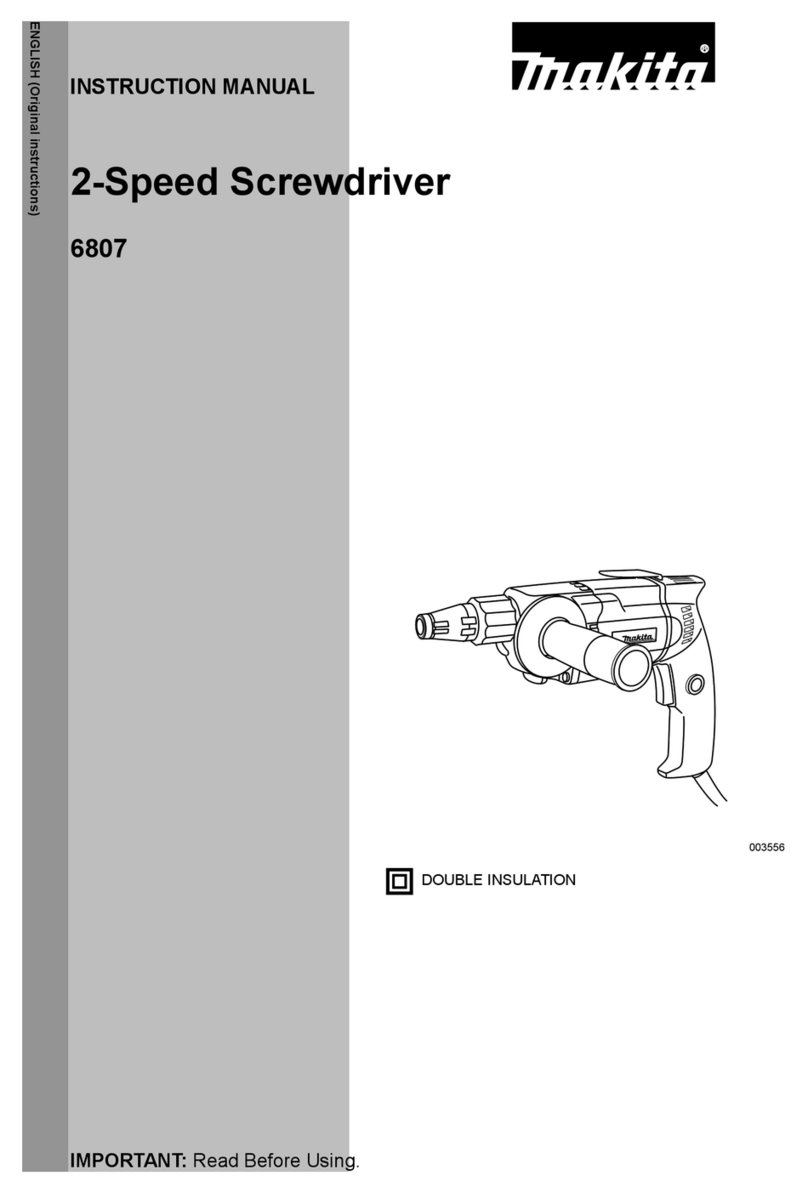 Makita 6807 instruction manual