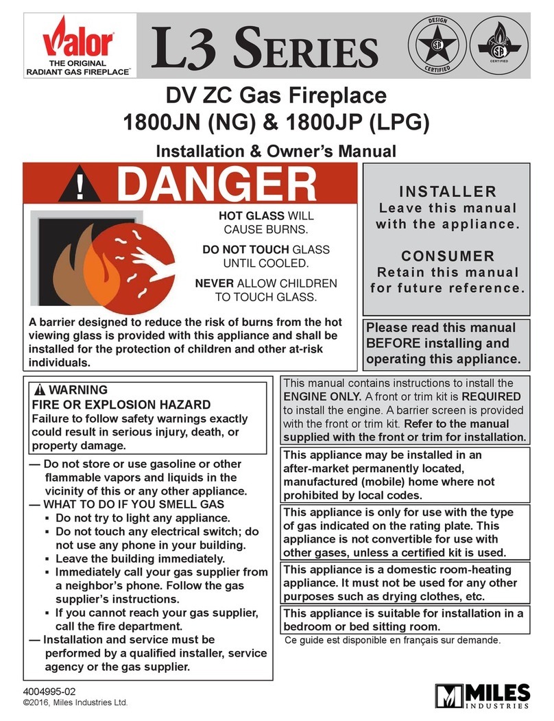 Valor 1800JN Operating instructions
