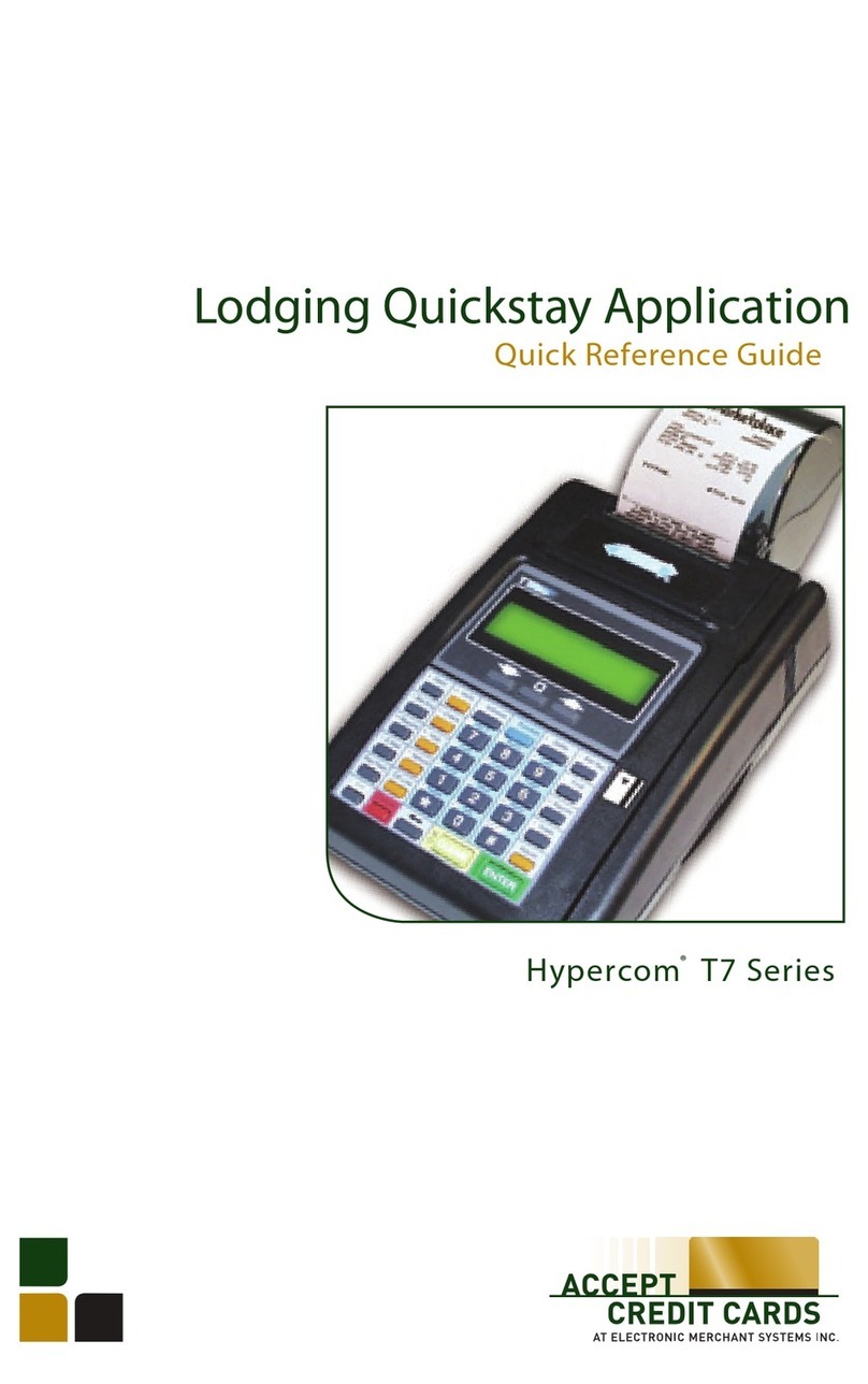 Hypercom T7 series User manual